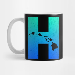 Hawaii HI (vintage distressed look) Mug